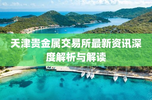 天津贵金属交易所最新资讯深度解析与解读