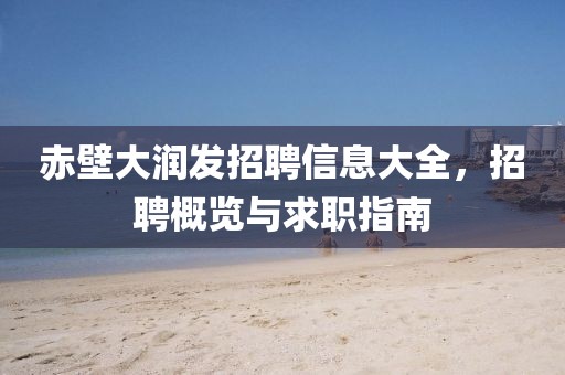 赤壁大润发招聘信息大全，招聘概览与求职指南