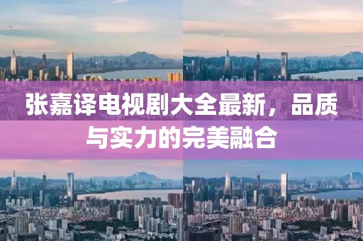 张嘉译电视剧大全最新，品质与实力的完美融合