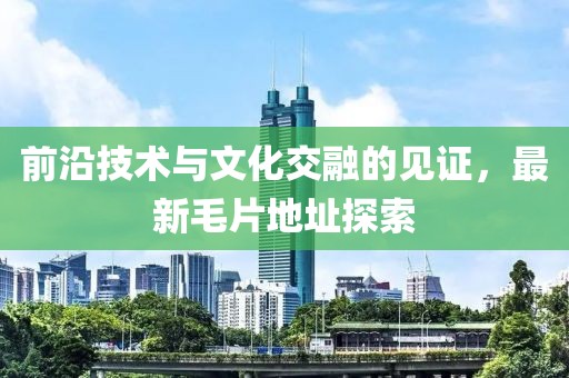 前沿技术与文化交融的见证，最新毛片地址探索