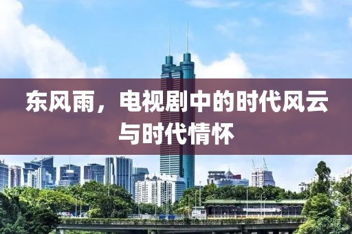 东风雨，电视剧中的时代风云与时代情怀