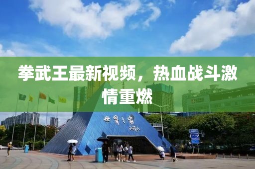 拳武王最新视频，热血战斗激情重燃