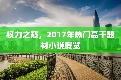 权力之巅，2017年热门高干题材小说概览