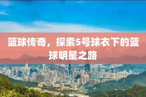 篮球传奇，探索5号球衣下的篮球明星之路