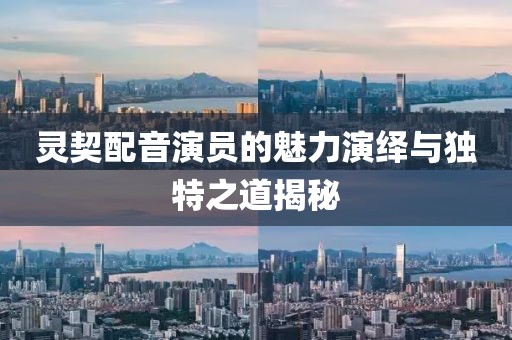 灵契配音演员的魅力演绎与独特之道揭秘