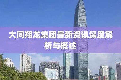 大同翔龙集团最新资讯深度解析与概述
