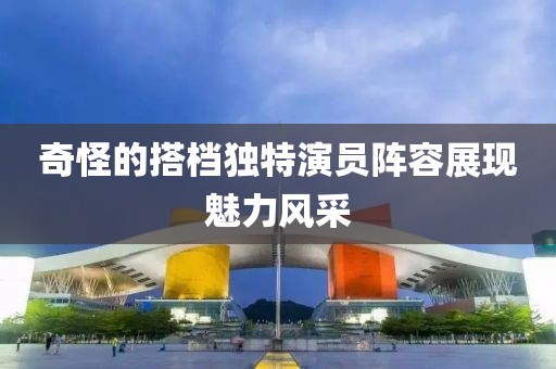 奇怪的搭档独特演员阵容展现魅力风采