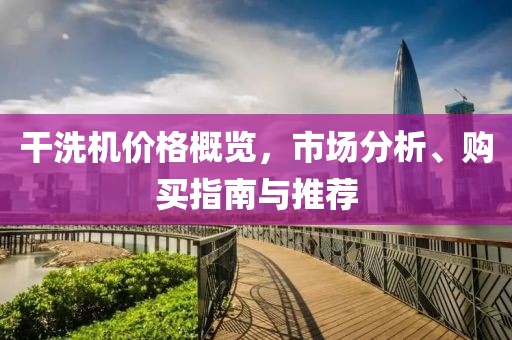 干洗机价格概览，市场分析、购买指南与推荐