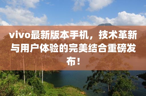 vivo最新版本手机，技术革新与用户体验的完美结合重磅发布！