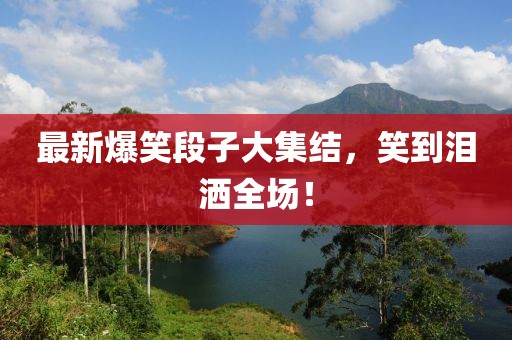 最新爆笑段子大集结，笑到泪洒全场！
