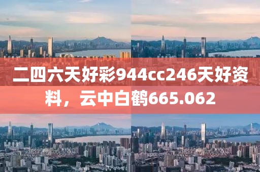 二四六天好彩944cc246天好资料，云中白鹤665.062
