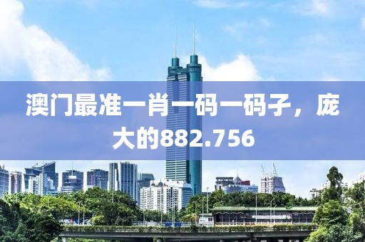 澳门最准一肖一码一码孑，庞大的882.756
