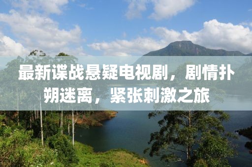 最新谍战悬疑电视剧，剧情扑朔迷离，紧张刺激之旅
