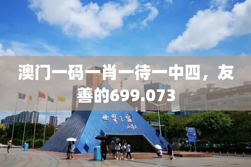 澳门一码一肖一待一中四，友善的699.073