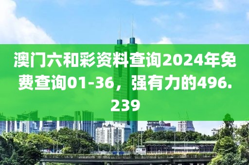 澳门六和彩资料查询2024年免费查询01-36，强有力的496.239