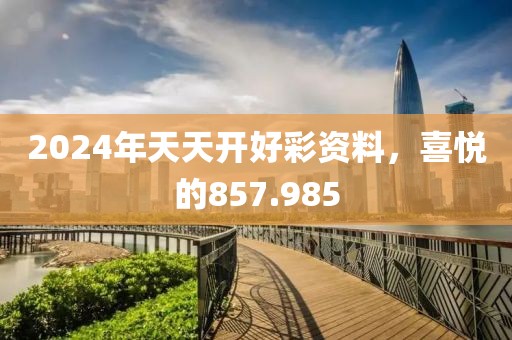 2024年天天开好彩资料，喜悦的857.985