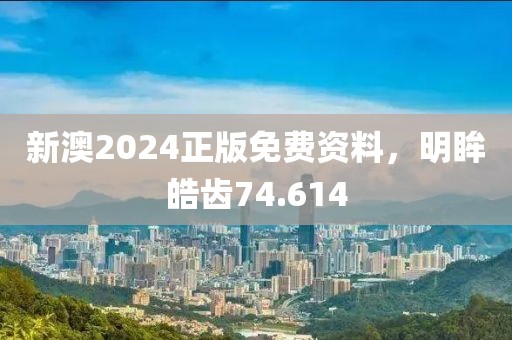新澳2024正版免费资料，明眸皓齿74.614