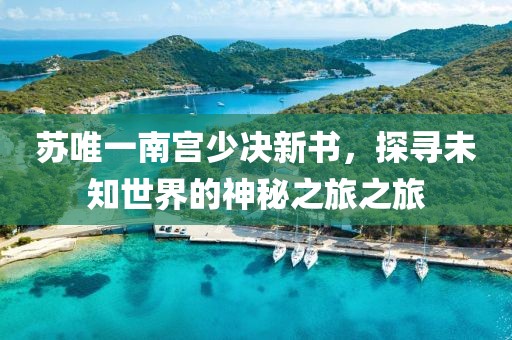 苏唯一南宫少决新书，探寻未知世界的神秘之旅之旅