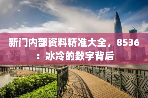 新门内部资料精准大全，8536：冰冷的数字背后