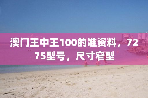 澳门王中王100的准资料，7275型号，尺寸窄型
