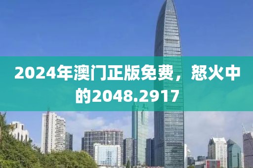 2024年澳门正版免费，怒火中的2048.2917
