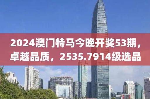 2024澳门特马今晚开奖53期，卓越品质，2535.7914级选品