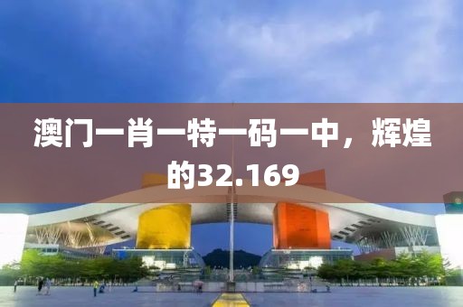澳门一肖一特一码一中，辉煌的32.169