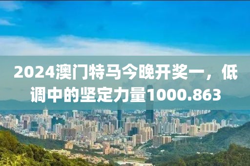 2024澳门特马今晚开奖一，低调中的坚定力量1000.863