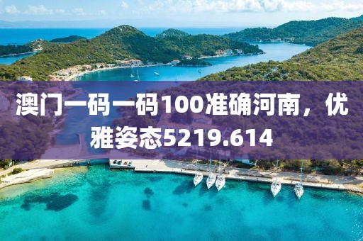 澳门一码一码100准确河南，优雅姿态5219.614