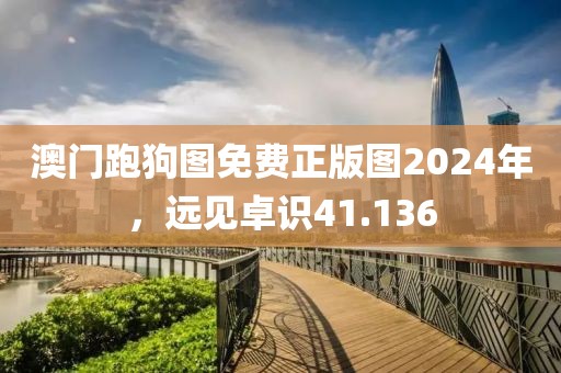 澳门跑狗图免费正版图2024年，远见卓识41.136
