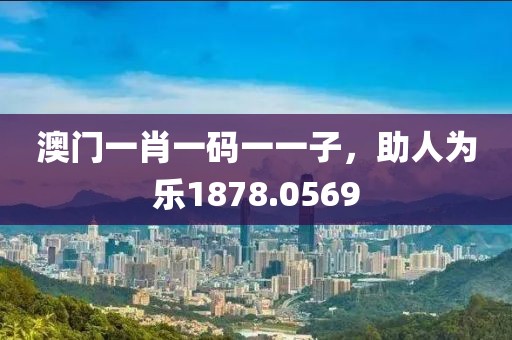 澳门一肖一码一一子，助人为乐1878.0569