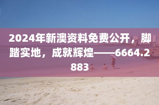 2024年新澳资料免费公开，脚踏实地，成就辉煌——6664.2883