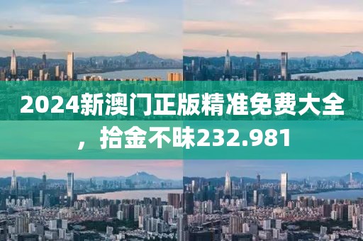 2024新澳门正版精准免费大全，拾金不昧232.981