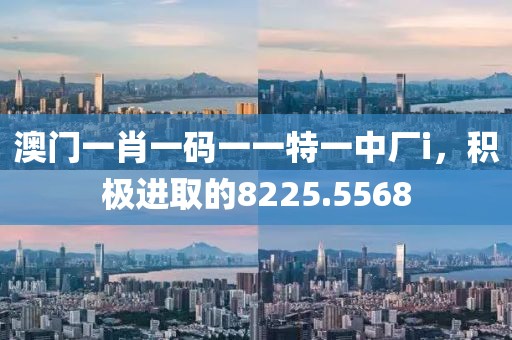 澳门一肖一码一一特一中厂i，积极进取的8225.5568