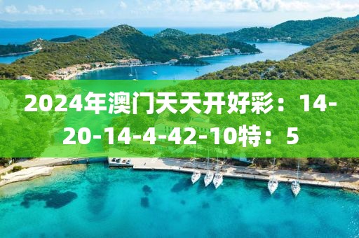 2024年澳门天天开好彩：14-20-14-4-42-10特：5