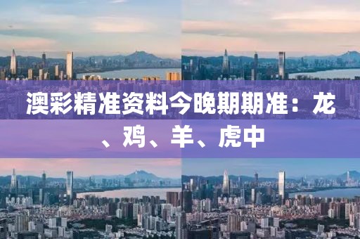 澳彩精准资料今晚期期准：龙、鸡、羊、虎中