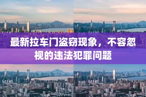 最新拉车门盗窃现象，不容忽视的违法犯罪问题