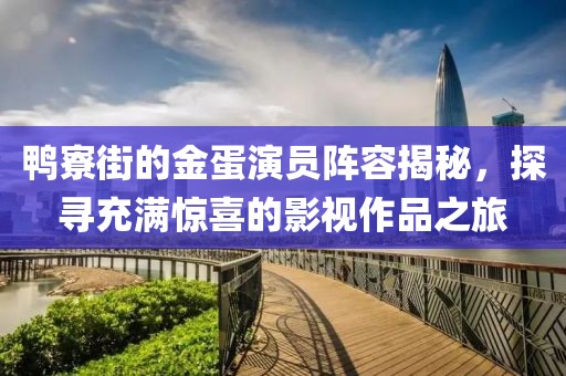 鸭寮街的金蛋演员阵容揭秘，探寻充满惊喜的影视作品之旅