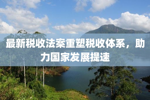 最新税收法案重塑税收体系，助力国家发展提速