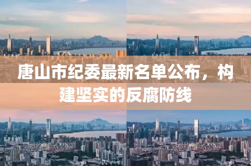 唐山市纪委最新名单公布，构建坚实的反腐防线
