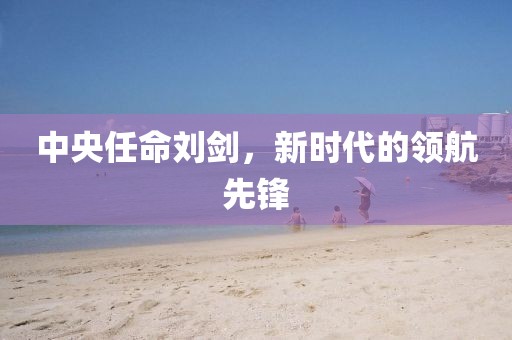 中央任命刘剑，新时代的领航先锋