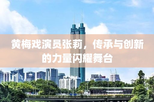 黄梅戏演员张莉，传承与创新的力量闪耀舞台