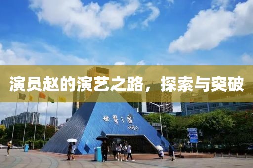 演员赵的演艺之路，探索与突破