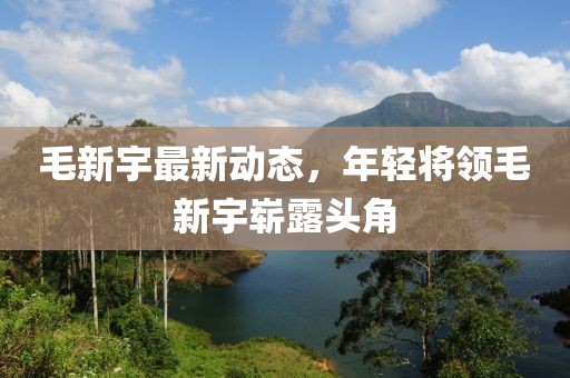 毛新宇最新动态，年轻将领毛新宇崭露头角