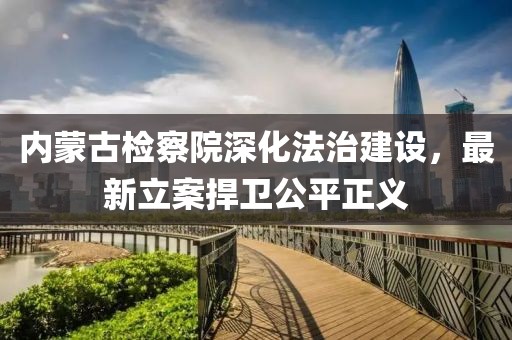 内蒙古检察院深化法治建设，最新立案捍卫公平正义