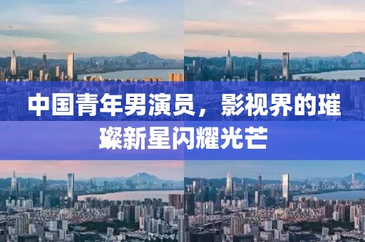 中国青年男演员，影视界的璀璨新星闪耀光芒